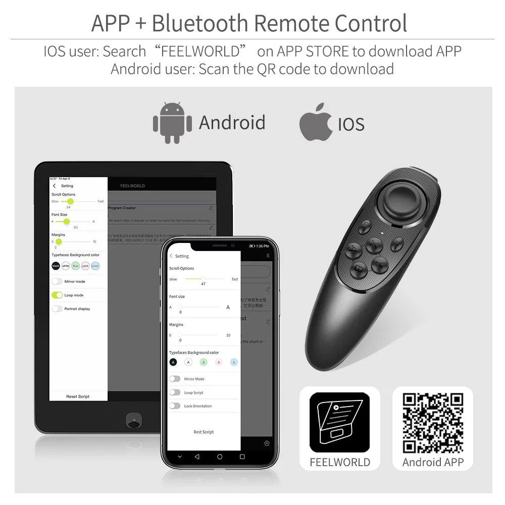 FEELWORLD TP10 Teleprompter para iPad Tablet DSLR Cámara Smartphone Disparo Compatible con iOS/Y/Android Portátil Plegable - imagen 5