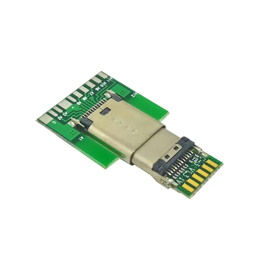 Enchufe de placa adaptadora de 24 pines USB3.1 hembra/macho tipo c, conector de 24 pines, tipo soldado - imagen 4