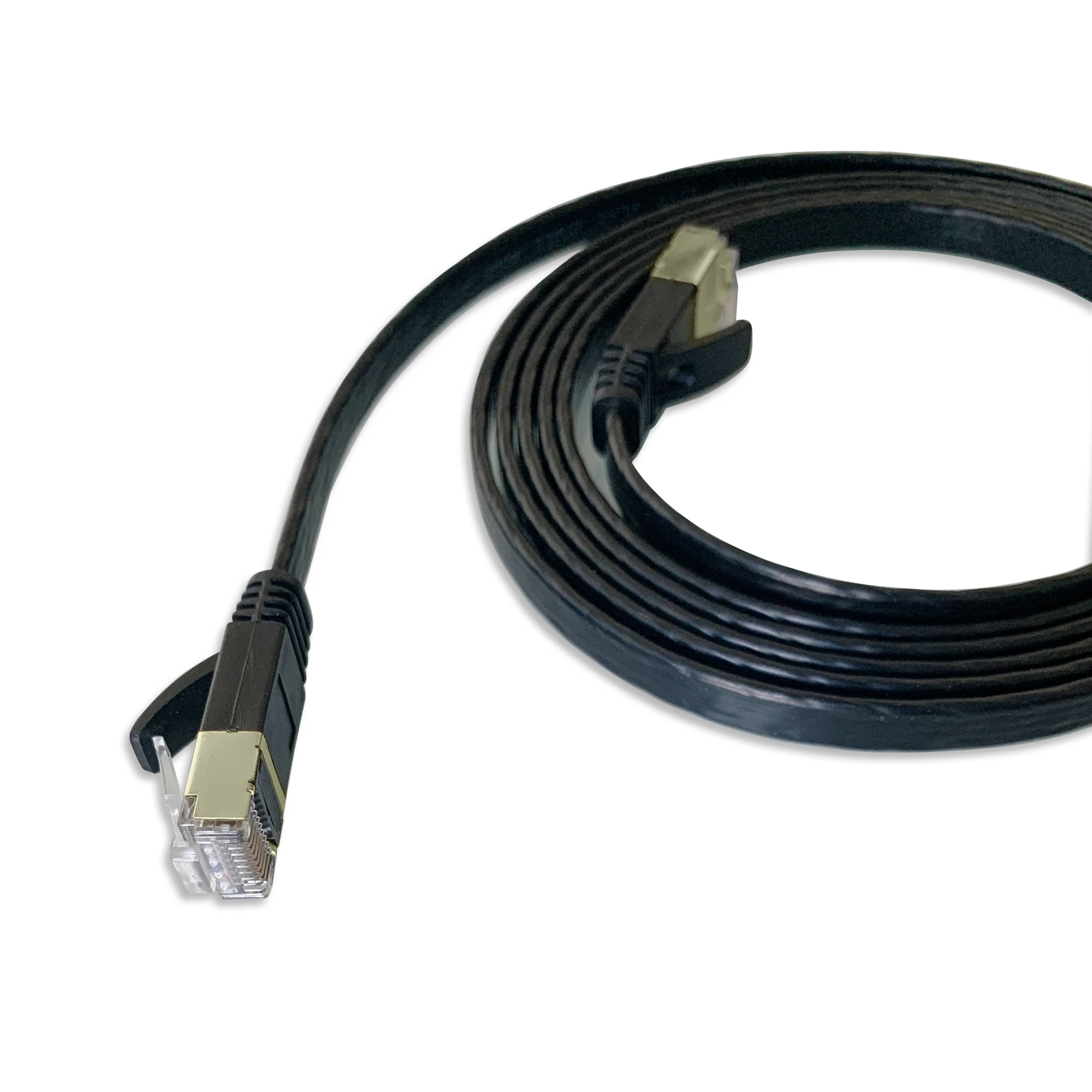 COMNEN-Cable Ethernet CAT 7/6 plano U/FTP de 0,15-10M, Cable de parche Lan Rj45, Cable Cat7 de 10Gbps, Cable LAN de alta velocidad para enrutador PS - imagen 2