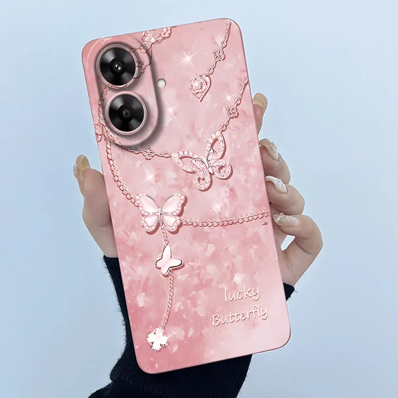Funda de teléfono para Realme Note 60 60X Narzo N61 contraportada carcasa mate nuevo diseño Funda de silicona suave para Realme Note60 RMX3933 - imagen 4