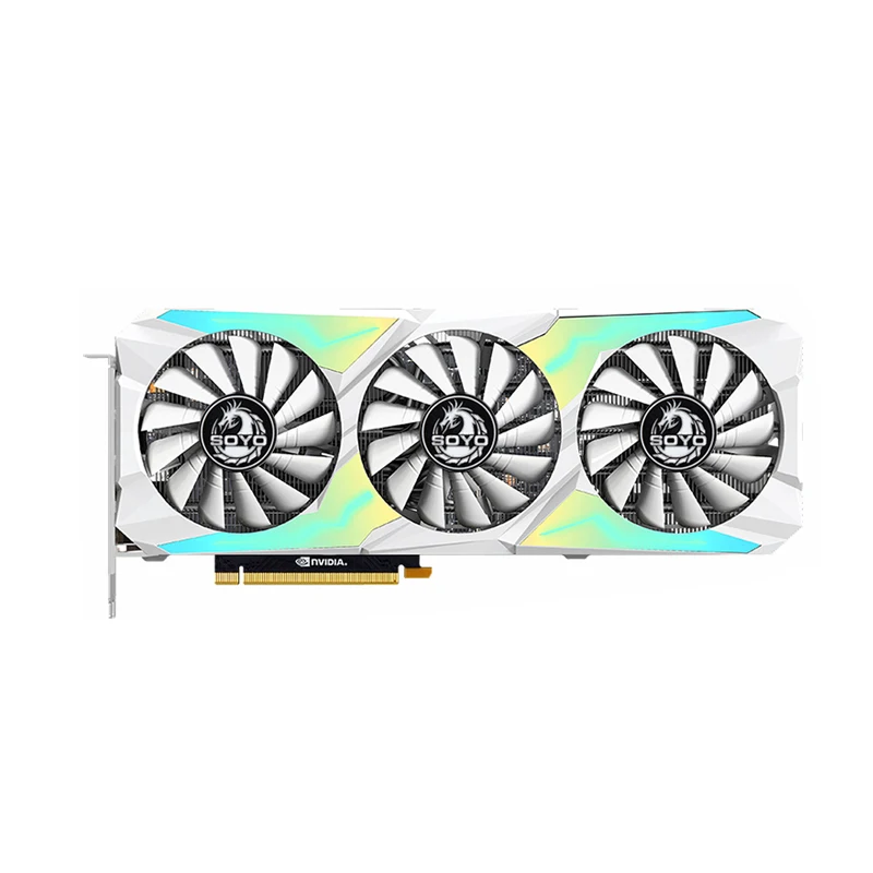 SOYO-tarjeta gráfica de escritorio RTX3060Ti 3070Ti 3080, 2060S, 2070S, NVIDIA 8G/12G, GPU GDDR6, compatible con Gpus - imagen 3