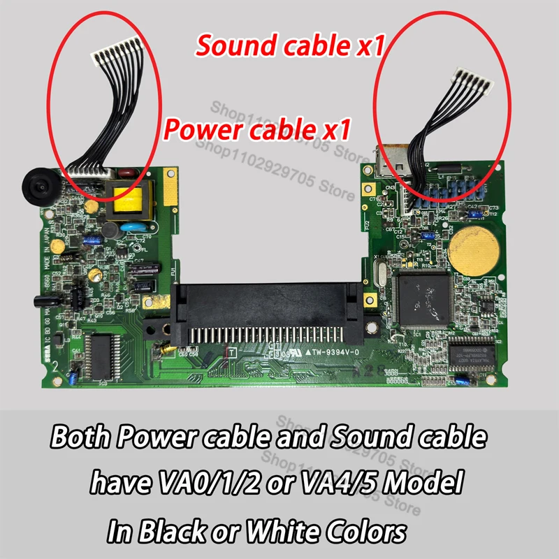 Para consola de juegos GameGear GG, placa base, Cable de cinta, línea de placa de volumen, Cable de conexión de placa de alimentación - imagen 3