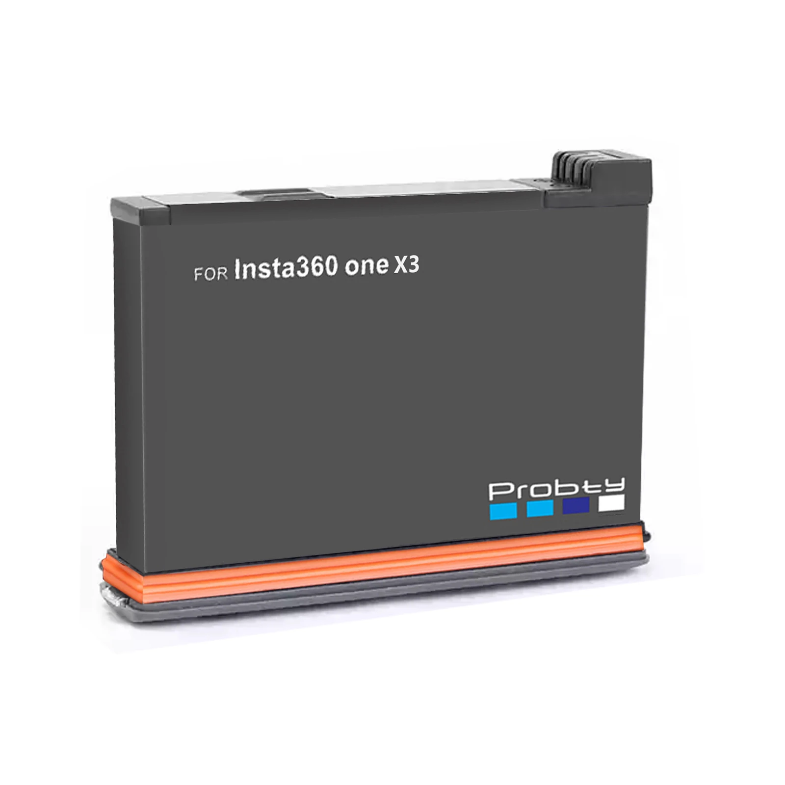 Caja de carga de batería para Cámara de Acción Insta360 ONE X3, 2200mAh, 2 ranuras para tarjetas, para Insta 360 ONE X 3 - imagen 3