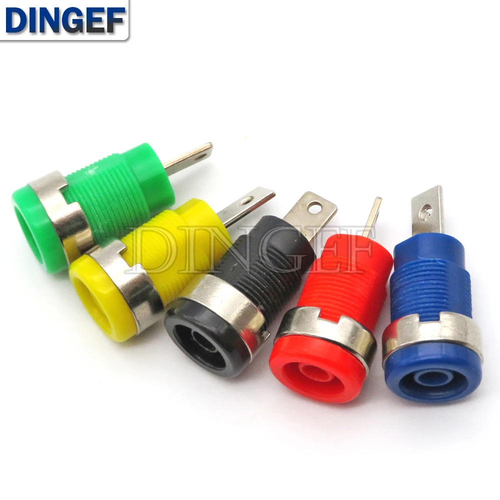 Enchufes Banana de 5 piezas y 4MM, Conector de cable hembra, multímetro, cabeza Banana - imagen 3