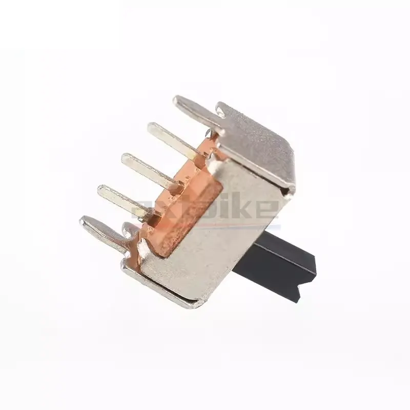 50 Uds SS12D07 mango alto 2/3/4/5/6/7mm interruptor de palanca Mini interruptor deslizante Vertical 1P2T 3 5 pines DPDT paso de pie 2,0 MM 500mA DC 50V - imagen 3