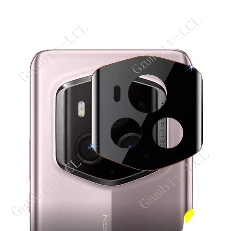 Lente de cámara Integral 3D para Honor Magic6 RSR Porsche Design, vidrio templado de 6,8 ", Magic6RSR, película protectora trasera negra - imagen 2