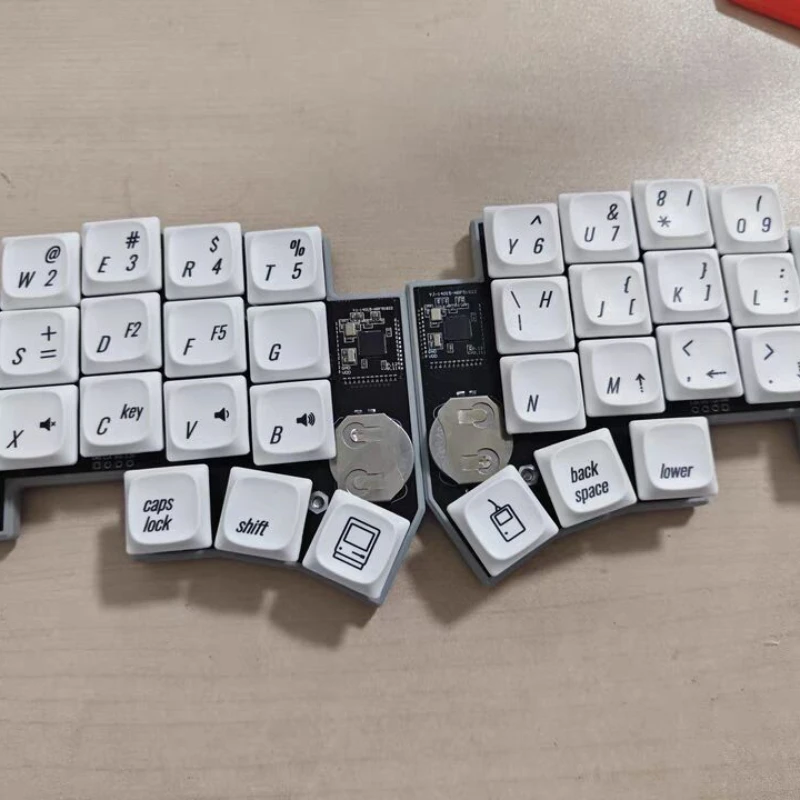 Teclas personalizadas de perfil bajo para teclado mecánico, accesorio de sublimación de tinte PBT de 20/64 teclas, teclado dividido para Kailh Sach