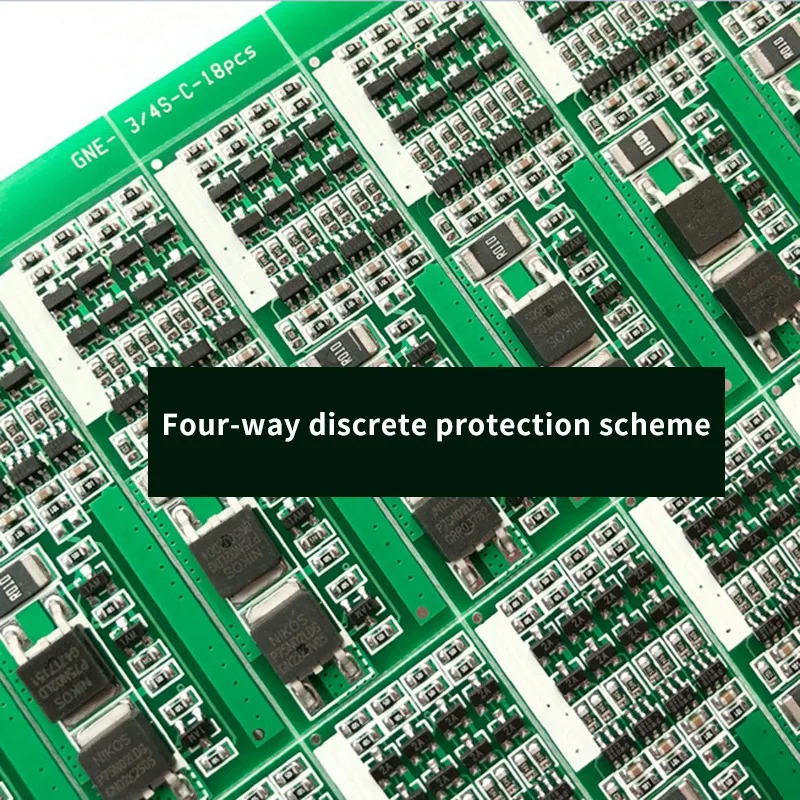 Placa de protección de cargador de batería de litio BMS, 5 piezas, 4S, 16,8 V, 8A, con Balance de batería de energía/mejora la placa de protección PCB - imagen 5