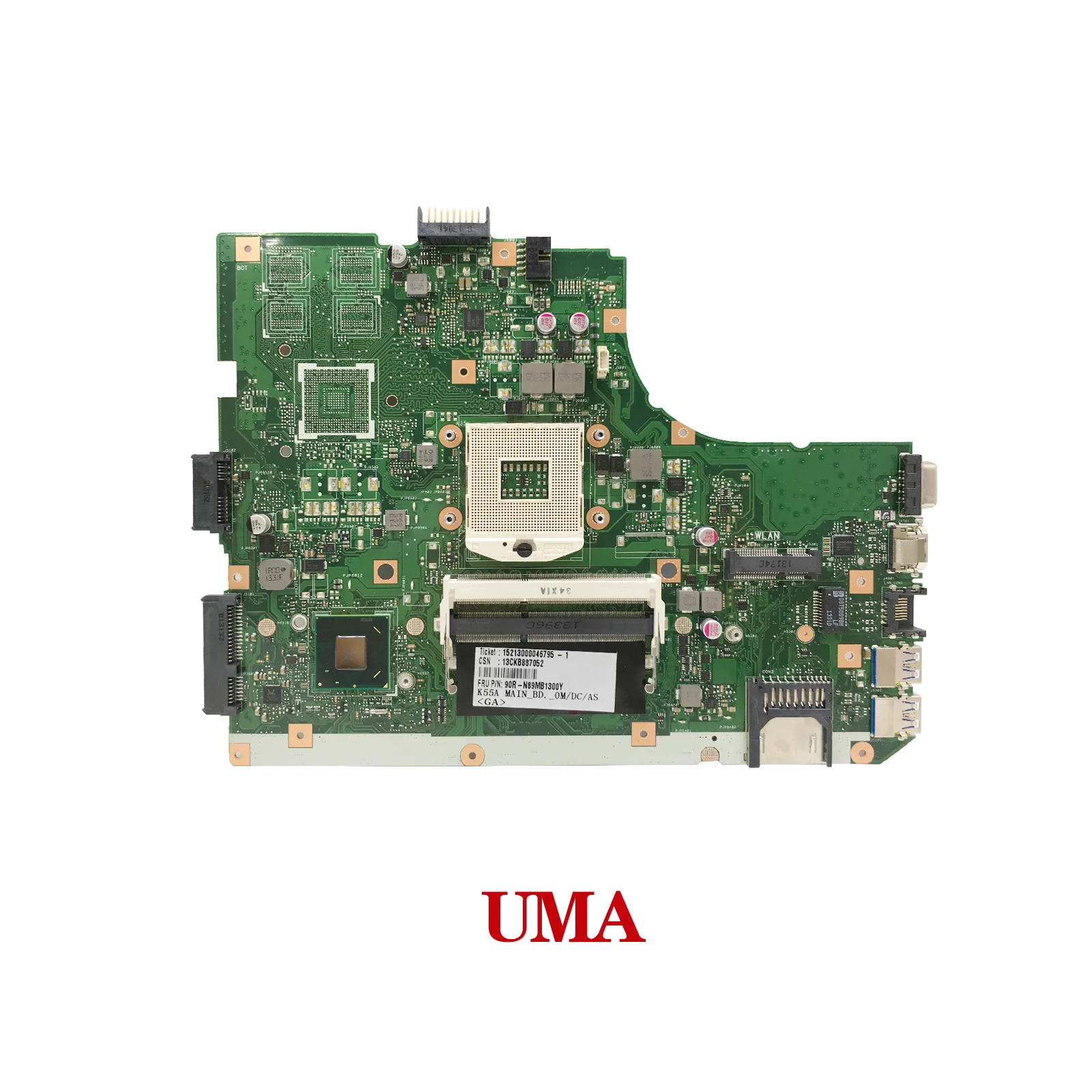 KEFU-placa base para portátil ASUS K55VD, K55A, A55VD, A55A, UMA/GT610M, REV: 3,0, placa principal, prueba OK - imagen 2
