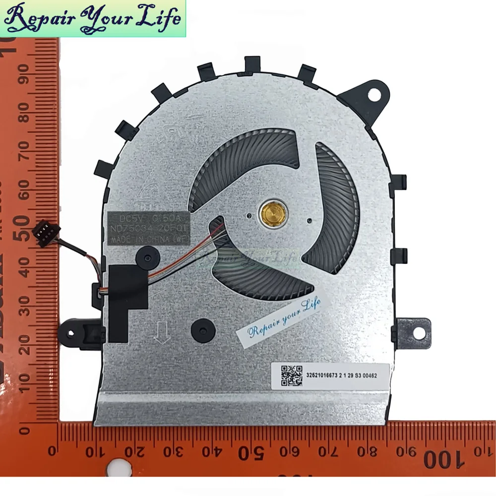 Ventilador de refrigeración para ordenador portátil, radiador para ASUS UX562, Q508, ZenBook Flip 15, UX562F, UX562FA, Q508U, ND75C34-20F01 - imagen 2