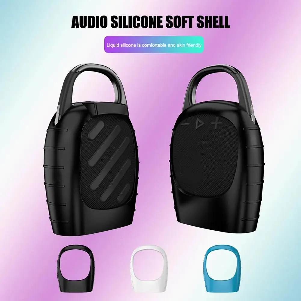 Funda de silicona a prueba de golpes para altavoz, funda protectora para JBL Clip 5 - imagen 3