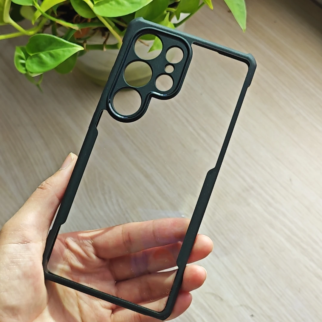 Para Samsung Galaxy S25 Ultra funda XUNDD Airbags a prueba de golpes transparente PC + TPU protector parachoques trasero - imagen 3