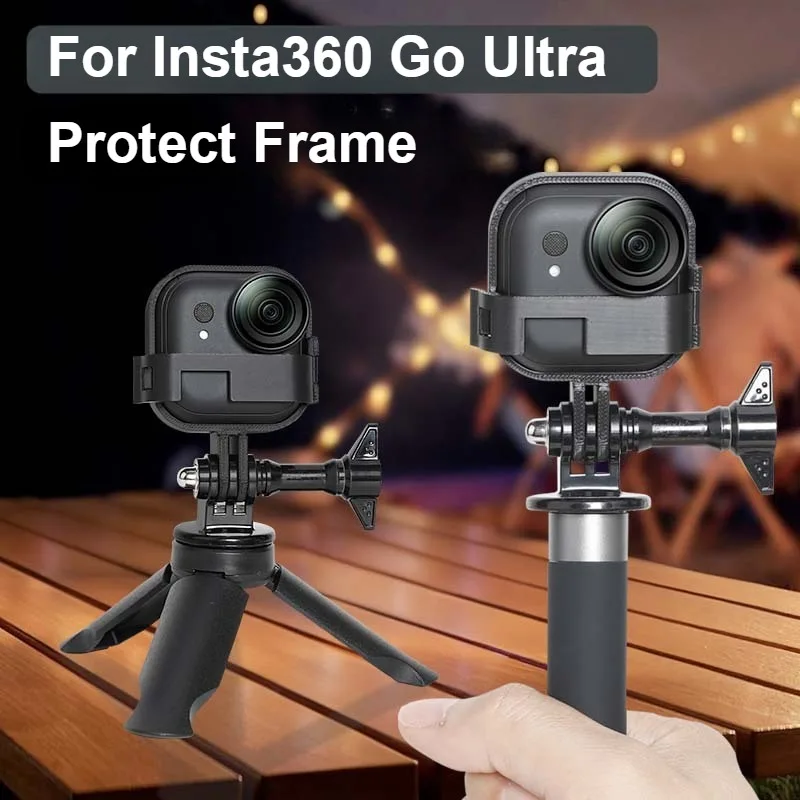 Jaula de marco para Insta360 GO Ultra, marco protector de PC, carcasa de jaula de conejo, soporte para Insta 360 GO Ultra, accesorios