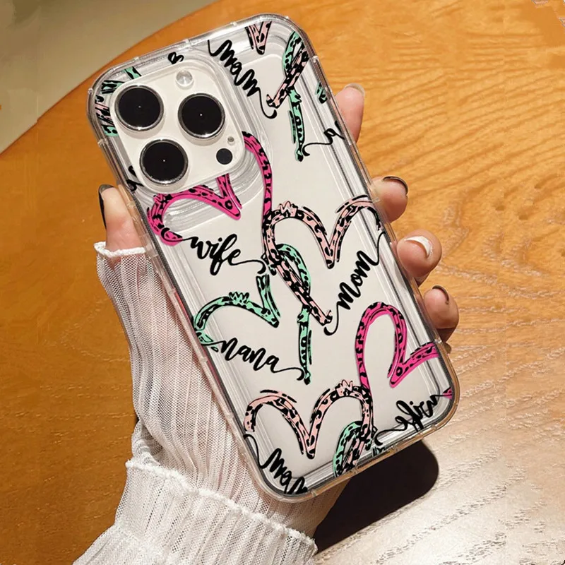 Funda de teléfono transparente con patrón Floral y corazón para Samsung Galaxy S25 S24 S23 Ultra 5G S22 Plus FE A15 A35 A55 A34 A54 funda suave de TPU - imagen 4