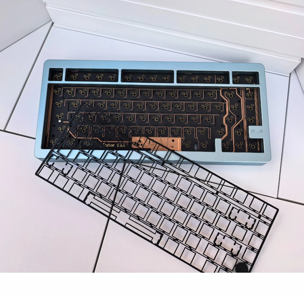 Tutor75 Teclado mecánico Kit de aluminio Junta triple inalámbrica HotSwap Personalizado 75% Teclado para juegos de oficina Ánodo Edición limitada - imagen 2