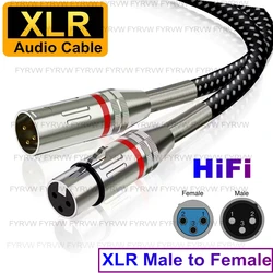 Cable XLR Macho-Hembra para Micrófono Profesional