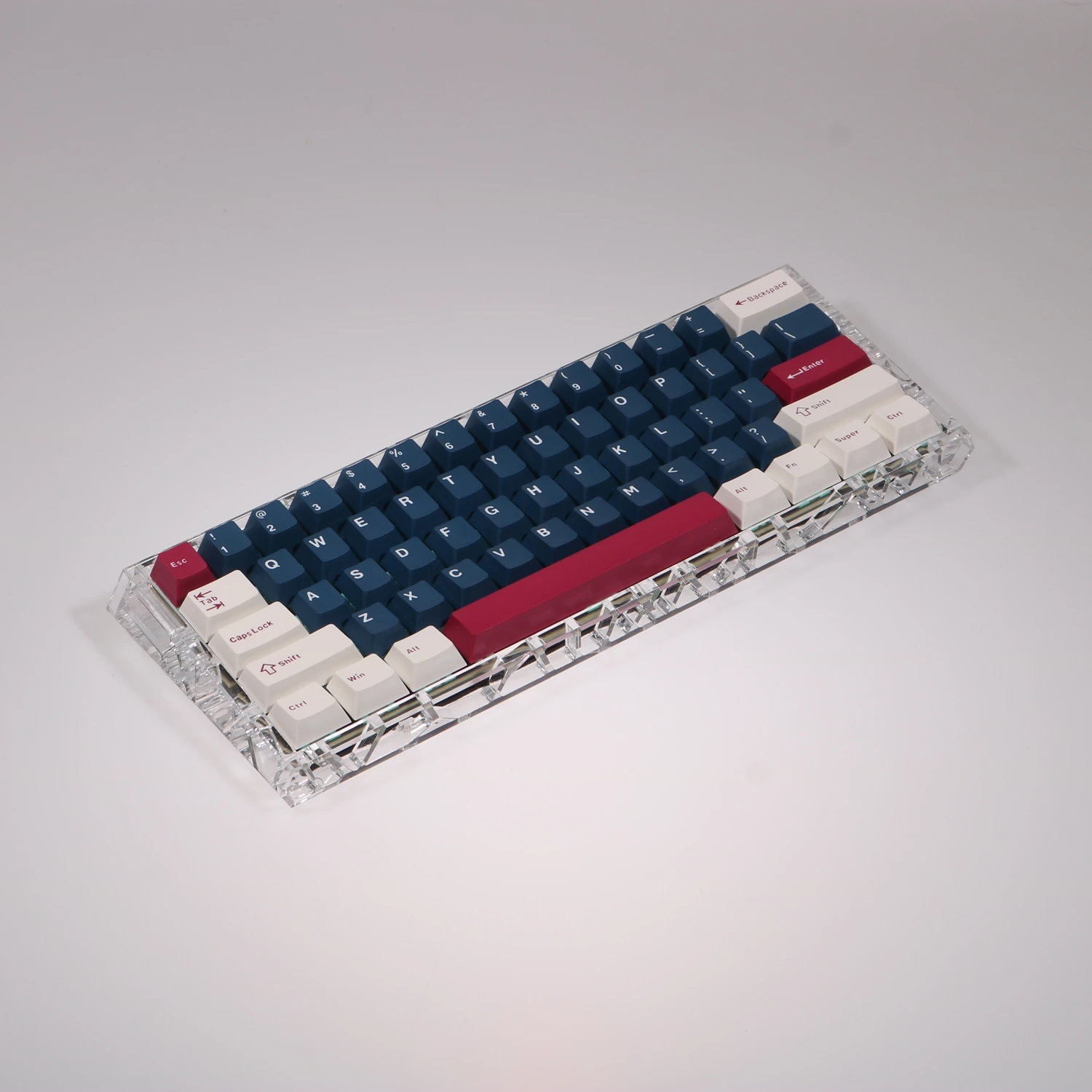 GH60 Wooting60 PCB con cable monomodo intercambiable en caliente PCB RGB a través de 8K tasa de retorno juego de manos para jugadores diseño DIY interruptor MX - imagen 4