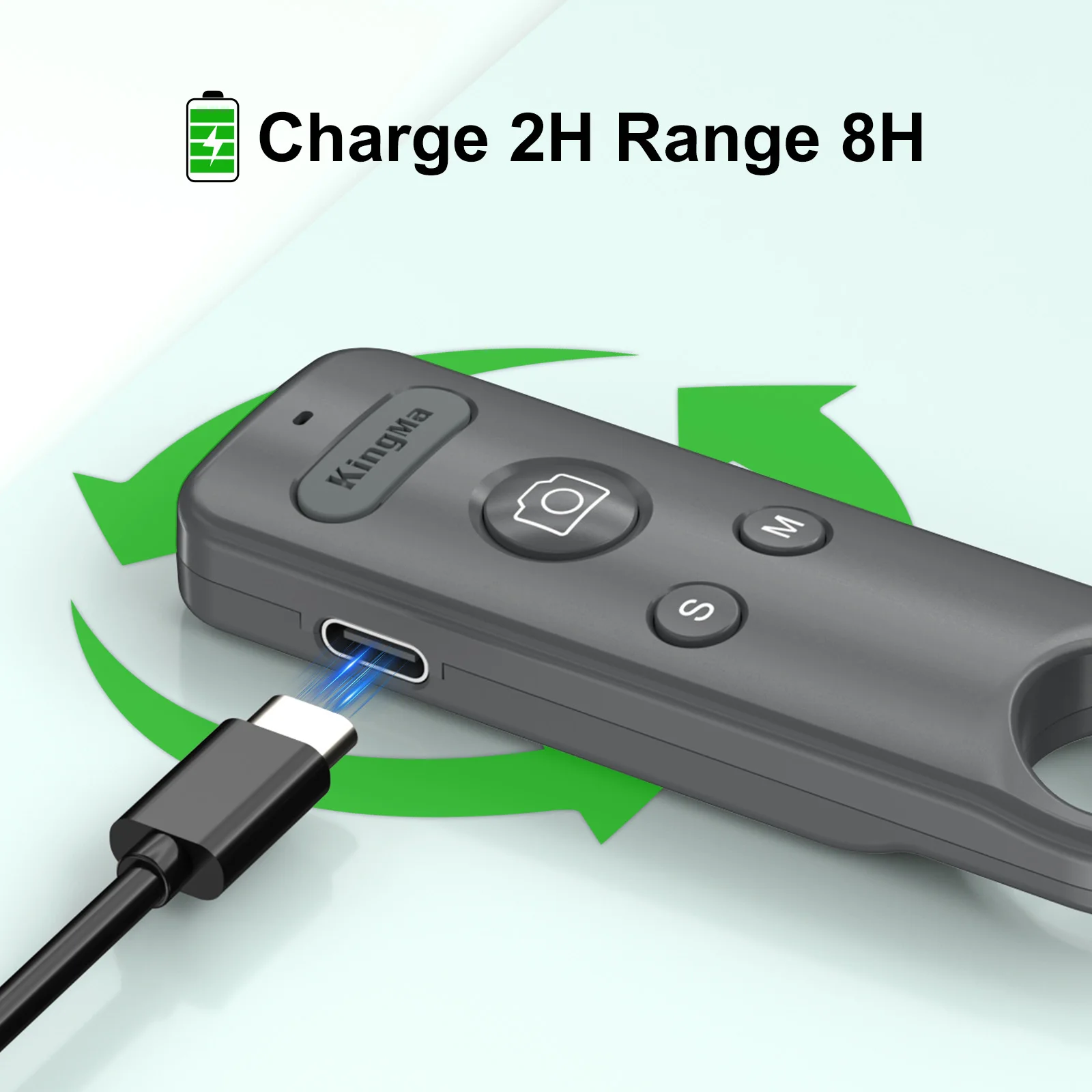 Control remoto inalámbrico Bluetooth para DJI Action5Pro Action4 Osmo 360 función de Zoom accesorios inteligentes de disparo de largo alcance - imagen 3