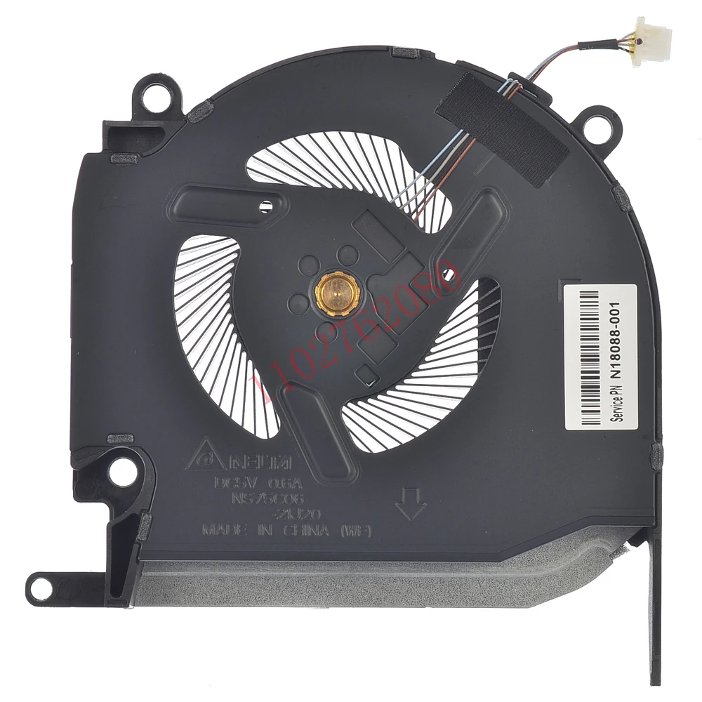 Ventilador de refrigeración CPU + GPU de repuesto para portátil HP OMEN 16-K 16-N Series TPN-Q280 N18090-001 DC5V 0.5A - imagen 5