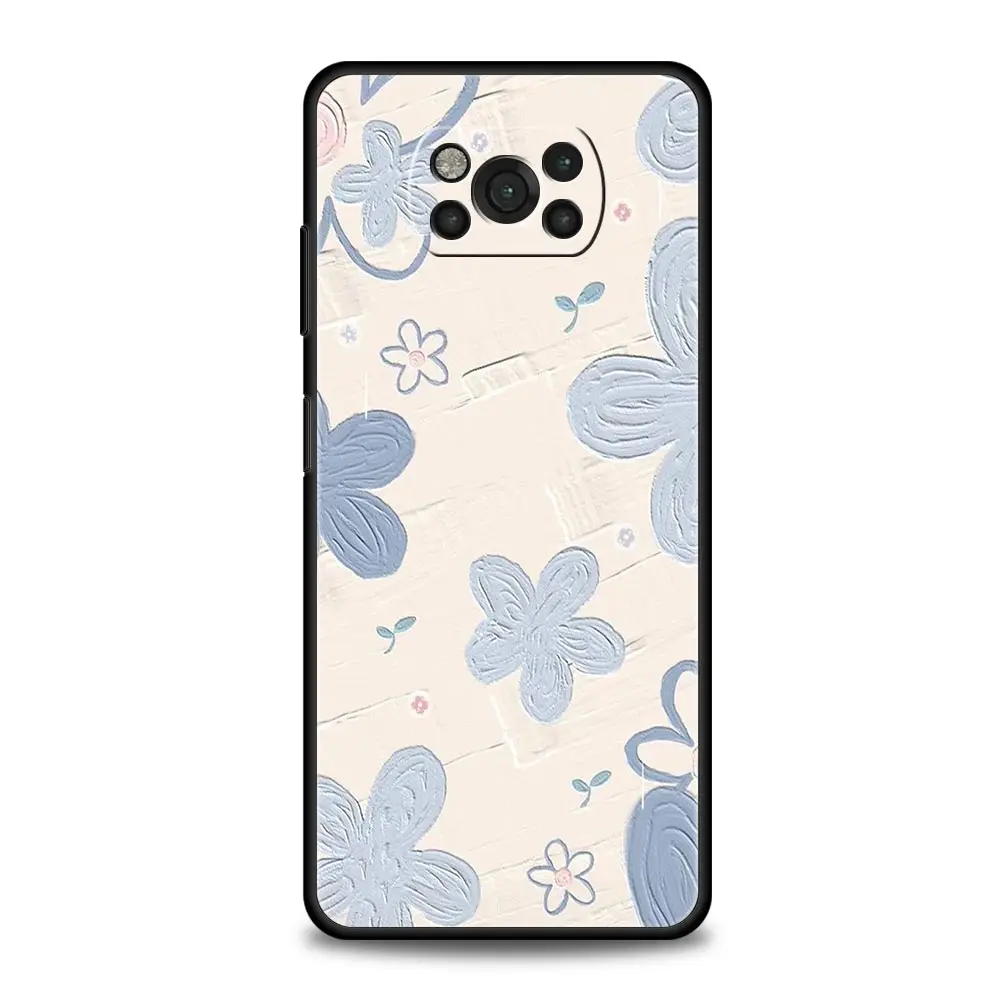 Love flower Art funda de teléfono para Xiaomi Poco X6 X5 Pro X4 X3 NFC F5 Pro F4 F3 GT M5 M4 Pro 5G M3 C51 C50 C55 - imagen 5