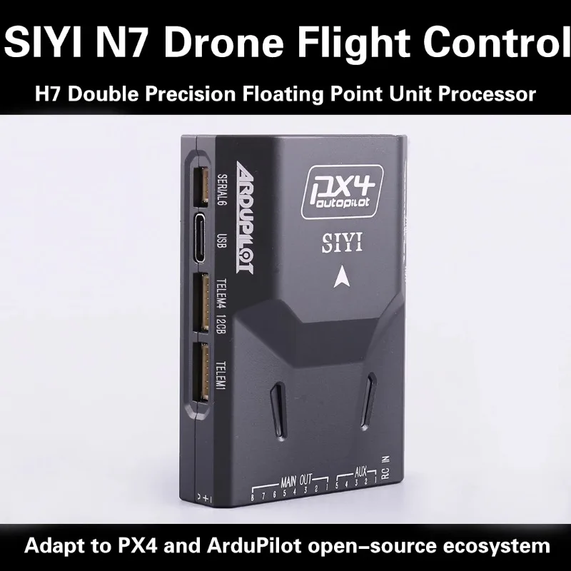 SIYI N7 Modelo de control de vuelo Traverser de ala fija Posicionamiento GPS ArduPilot Open Source PX4 UAV