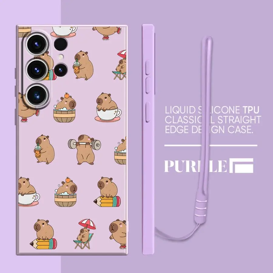 Funda de teléfono de pez globo de dibujos animados para Samsung Galaxy S23 S22 Ultra S21 Plus S25 Edge S24 FE Note 20 10 Ultra S20 funda suave - imagen 2