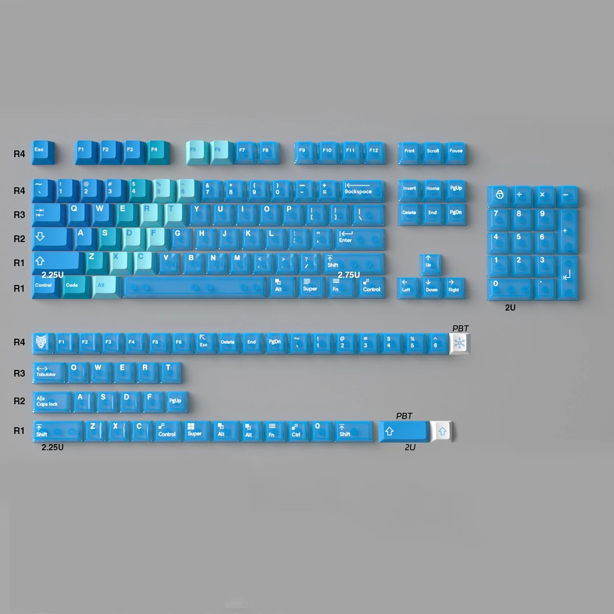 BLue 149 Keycaps