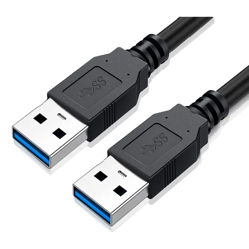 Cable USB 3,0 A macho, conector de Cable macho A macho para carcasas de disco duro, reproductor de DVD, Enfriador de ordenador portátil
