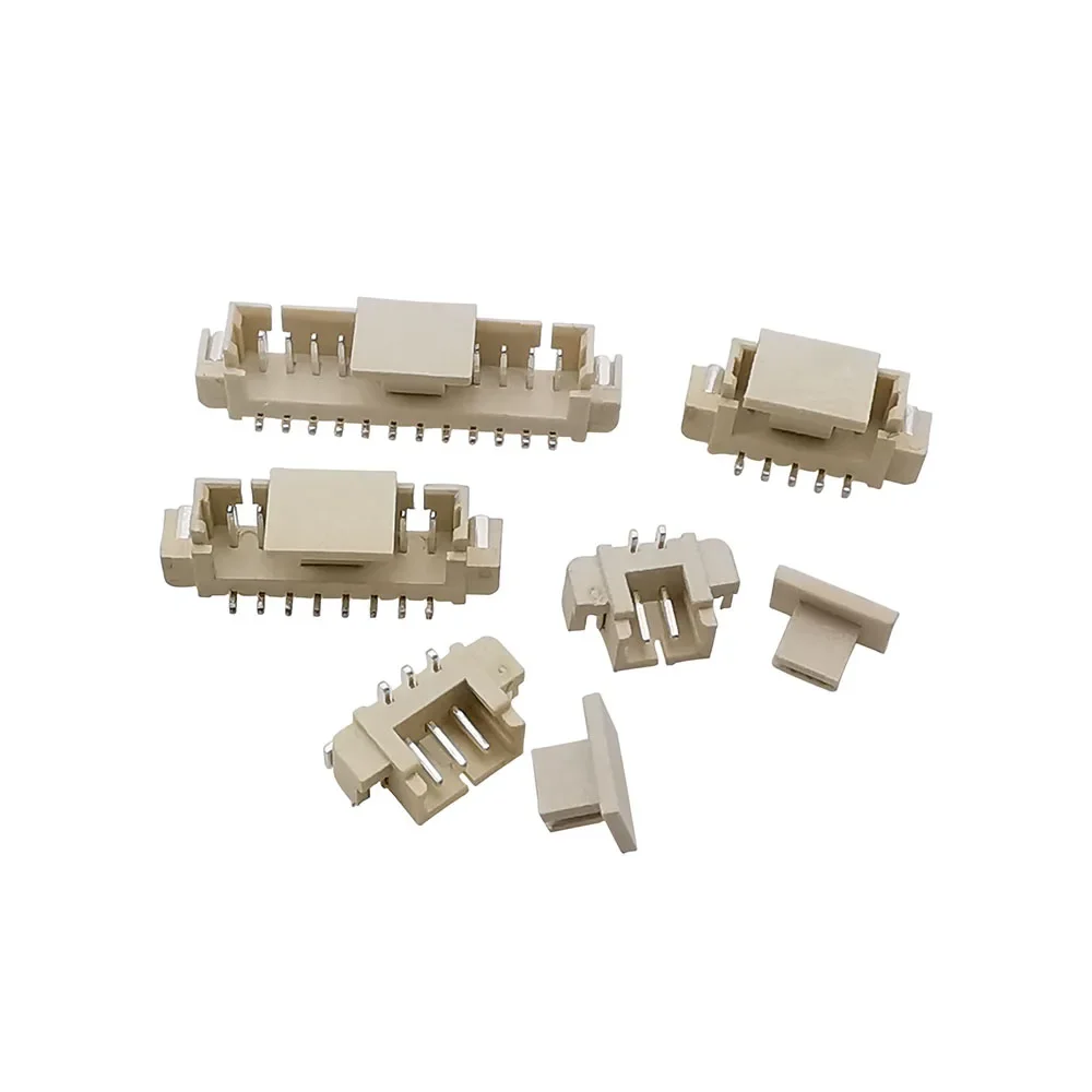 50/100 piezas JST MX 1,25mm RA SMT Horizontal Vertical SMD 2P3P4P 5P 6P 7P 8P 9P 10P 12P conector macho oblea conector de clavija - imagen 3