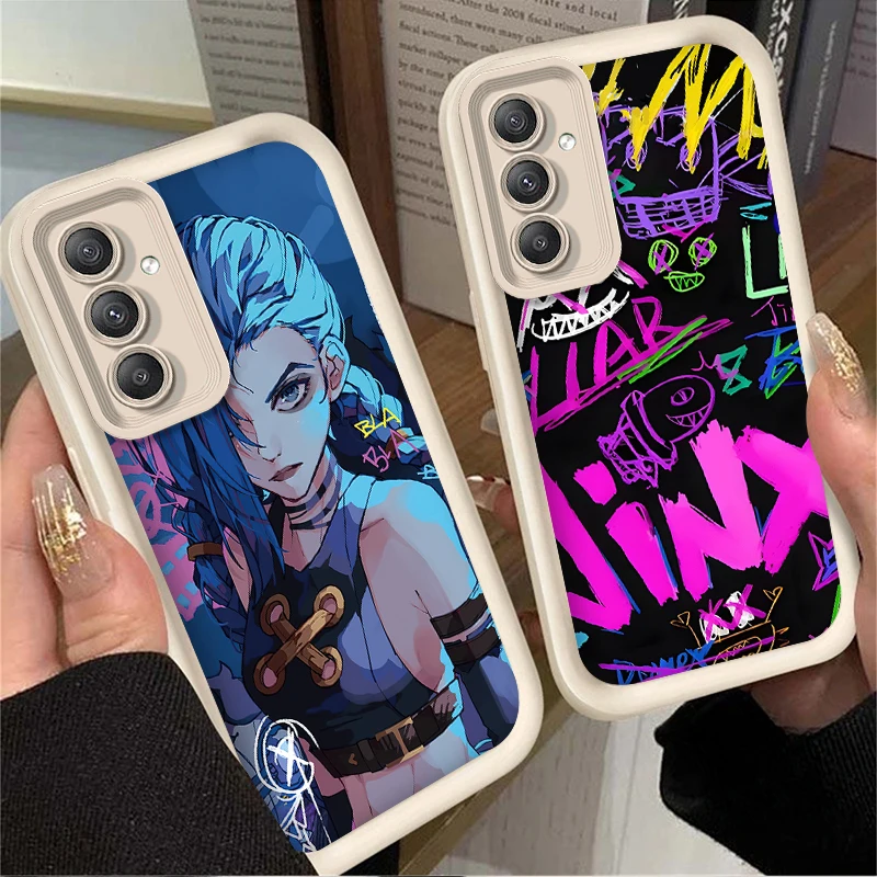 Funda Arcanes Graffiti J-Jinxs para Samsung Galaxy A35 A55 A15 A25 A16 A06 A05 A05S A24 A13 A23 A12 A22 A32 A52 A71 A51 4G - imagen 2