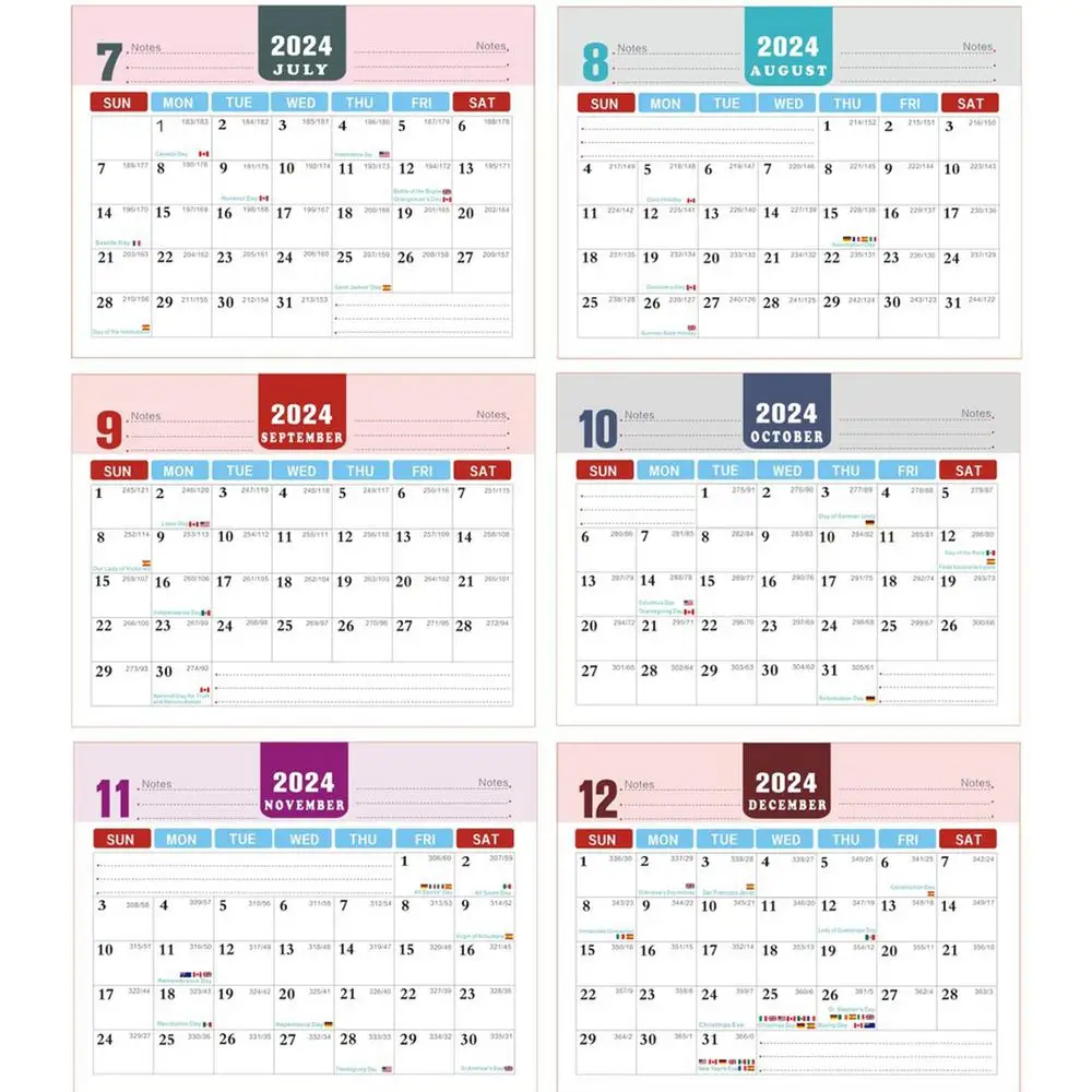Un calendario con el mes de julio en la parte superior izquierda