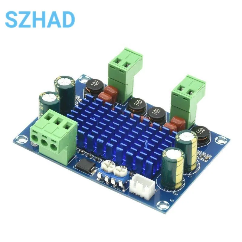 Placa amplificadora de potencia Digital de alta potencia, chasis TPA3116D2, 2x120W, XH-M572, entrada enchufable dedicada, 5V, 24V, 28V, salida de 120W - imagen 2