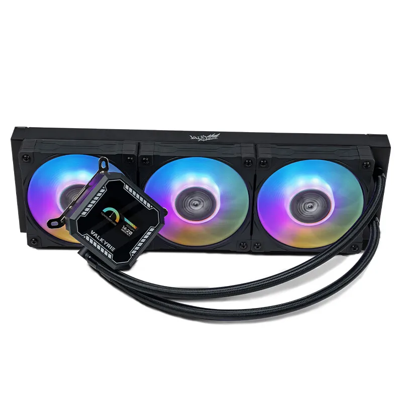 VALKYRIE-enfriador de líquido B360 de 360mm, ARGB, todo en uno, CPU, pantalla IPS LCD de 2,0 pulgadas, compatible con LGA 1700 AMD AM5 - imagen 2