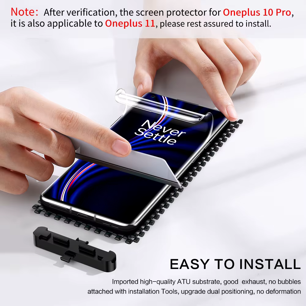Protector Pantalla Hidrogel OnePlus – Cobertura Completa HD Antirrayaduras - imagen 5