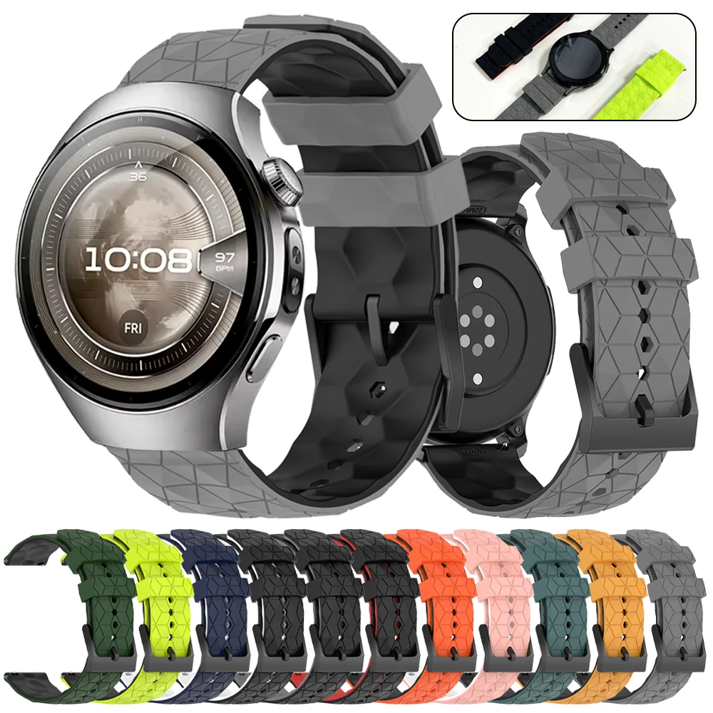 Correa deportiva de silicona de 20mm y 22mm para HUAWEI WATCH 5 46mm 4 Pro GT 5 Pro GT5 4 3 2 Runner Ultimate Band para pulsera Garmin Venu 3