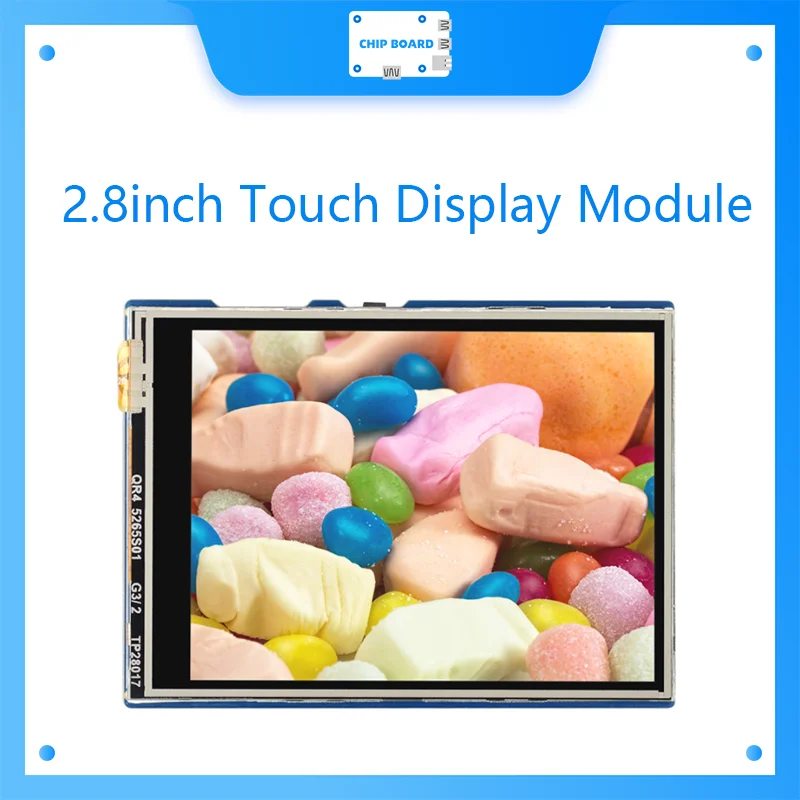 Módulo de pantalla táctil Waveshare de 2,8 pulgadas para Raspberry Pi Pico, 262K colores, 320 × 240 píxeles, interfaz SPI