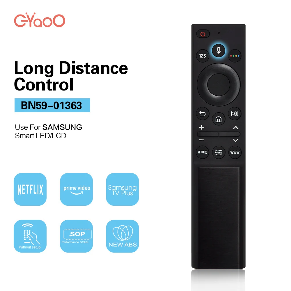 BN59-01363C Control remoto por voz para Samsung BN59-01363 Smart TV Compatible con BN59-01263A Control remoto Compatible serie QLED