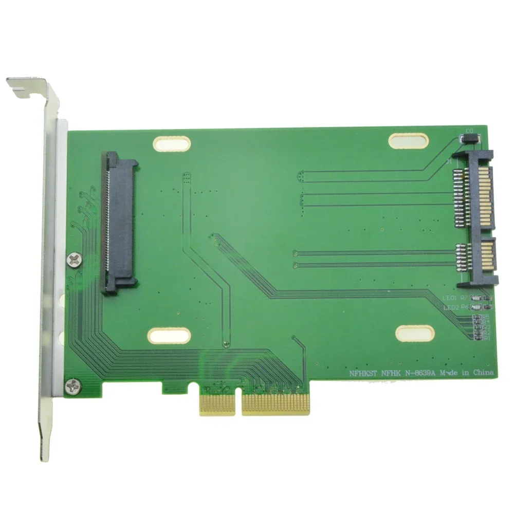 PCI-E 3,0 x4 a U.2 Kit adaptador de SFF-8639 para placa base Intel 750 NVMe PCIe SSD PCI express a tarjeta U2 - imagen 2