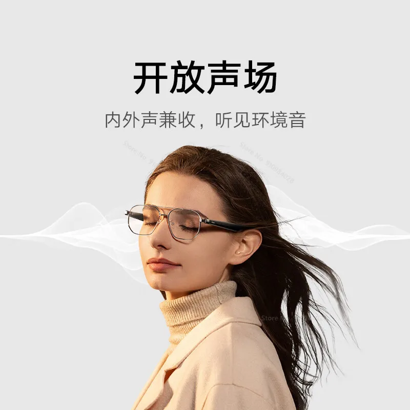 Xiaomi Mijia gafas de Audio inteligentes Lite Joyful Edition Bluetooth 5,2 auriculares llamada reducción de ruido modo de reposo Ultra largo desmontable - imagen 3
