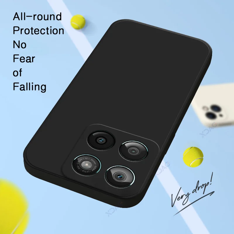 Funda de lujo para teléfono móvil Candy para Motorola Moto Edge 60 60s Fusion 5G, protección de lente Edge60, cubierta suave, armadura cuadrada de silicona líquida - imagen 4