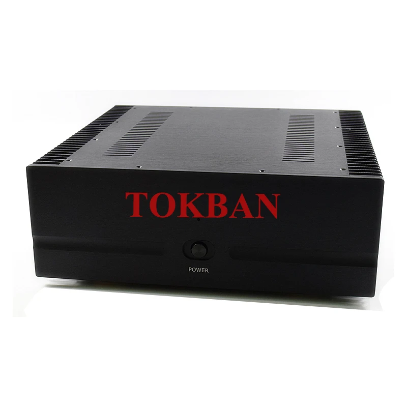 Tokban Audio-carcasa de aluminio para amplificador de clase A, carcasa de chasis con disipador de calor, HIFI, WA130, 430x150x412mm - imagen 5