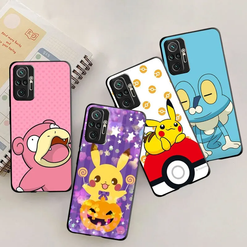 Funda blanda para Xiaomi Mi A2, A3, 10S, 10T, 11T, 12, A2, 9T, 11i, 11, 12, 10 Lite Pro, AL-18, Pokémon - imagen 3