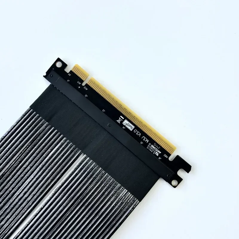Cable elevador PCI para tarjeta de Cable Flexible EXPRESS 16x Cable adaptador de puerto de extensión de alta velocidad PCI-E 4,0 X16 Riser para 90 ° 180 ° GPU - imagen 5