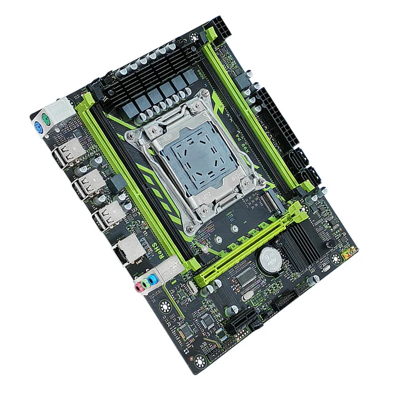 Placa base de ordenador X99 P4 para juegos, tarjeta gráfica NVME M.2 SATA para LGA 2011 3 E5 V3 V4 CPU PCIEx16 - imagen 4