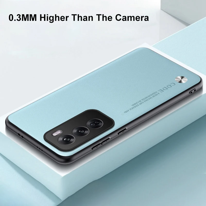 Funda de cuero PU de lujo para OPPO Reno 12 Pro 5G 12Pro, funda trasera de silicona con protección completa para teléfono OPPO Reno 12 Reno12 Pro - imagen 4
