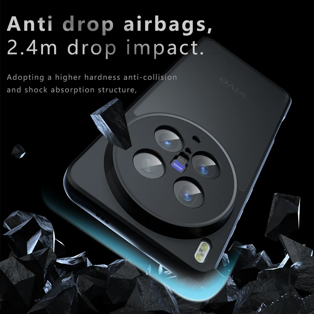 Para VIVO X200 Ultra funda de silicona suave mate a prueba de golpes funda protectora trasera para VIVO X200 Pro Mini X200Ultra carcasa de teléfono - imagen 2