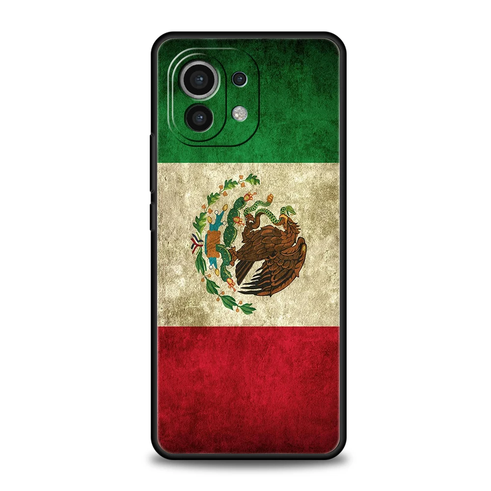 Funda de teléfono para Xiaomi 15 14 13 12 Lite 14T 13T 12T Pro Poco X7 X6 X5 X4 X3 NFC F7 Ultra F6 Pro funda suave bandera nacional de México - imagen 5
