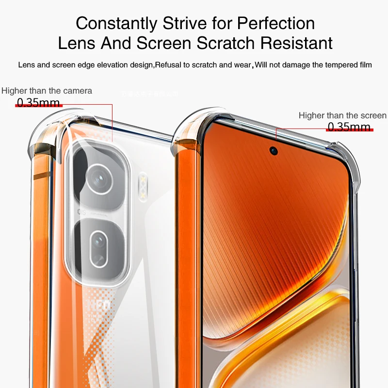 Coque Airbag funda de teléfono para iQOO Neo 10 Neo10 Pro 10Pro Neo10Pro 5G suave transparente a prueba de golpes de silicona accesorios de cubierta trasera de lujo - imagen 3