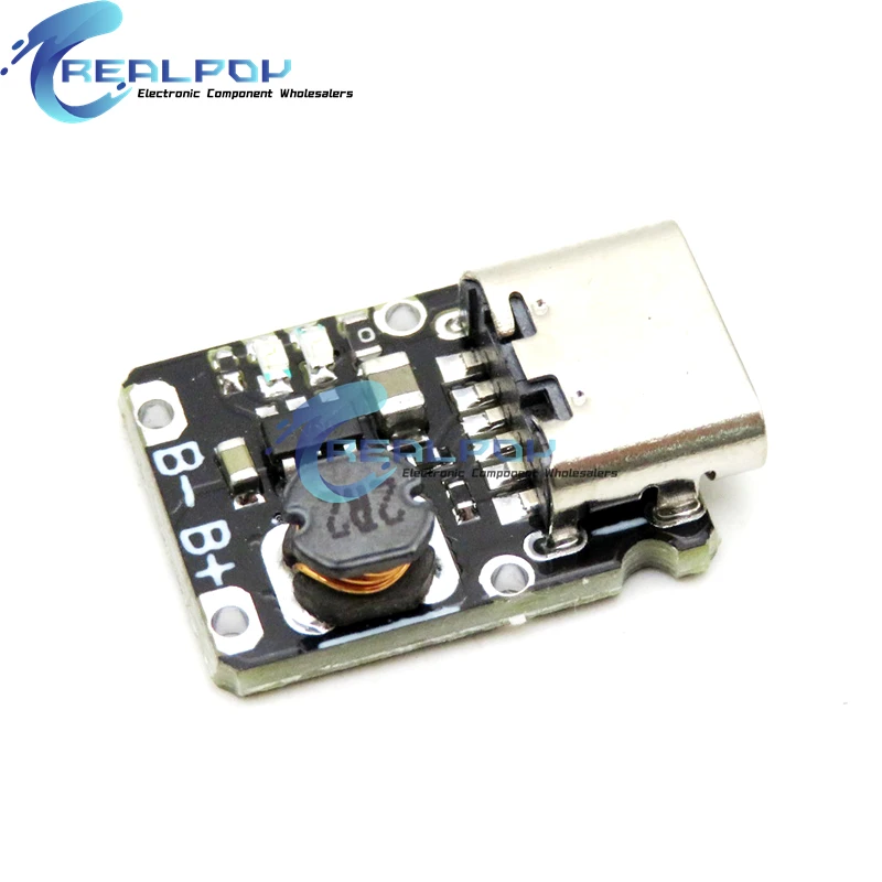 Mini batería de litio Módulo de carga y descarga integrado con refuerzo de salida de 5 V 18650 tipo C con protección - imagen 3