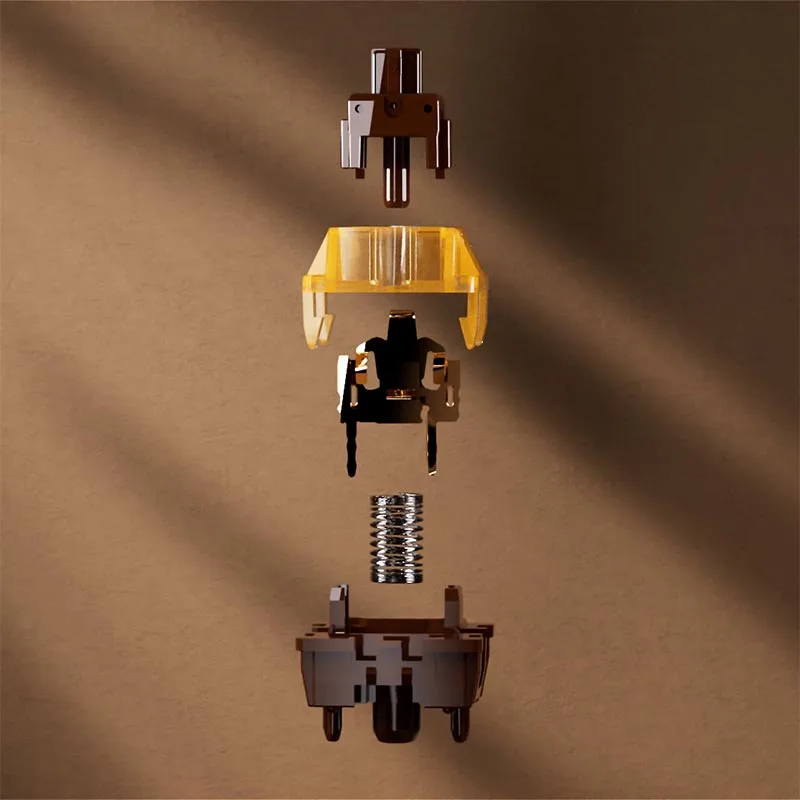 Teclado mecánico KTT ZenCha, interruptor táctil silencioso, 5 pines, 40gf, lubricación de fábrica, intercambio en caliente, interruptores de teclado mecánico personalizados - imagen 5